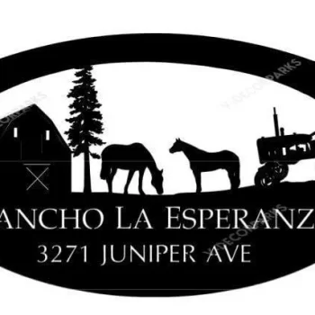 Metal Horse Sign, Horses, Barn Sign, Metal Wall Art, Metal House Sign