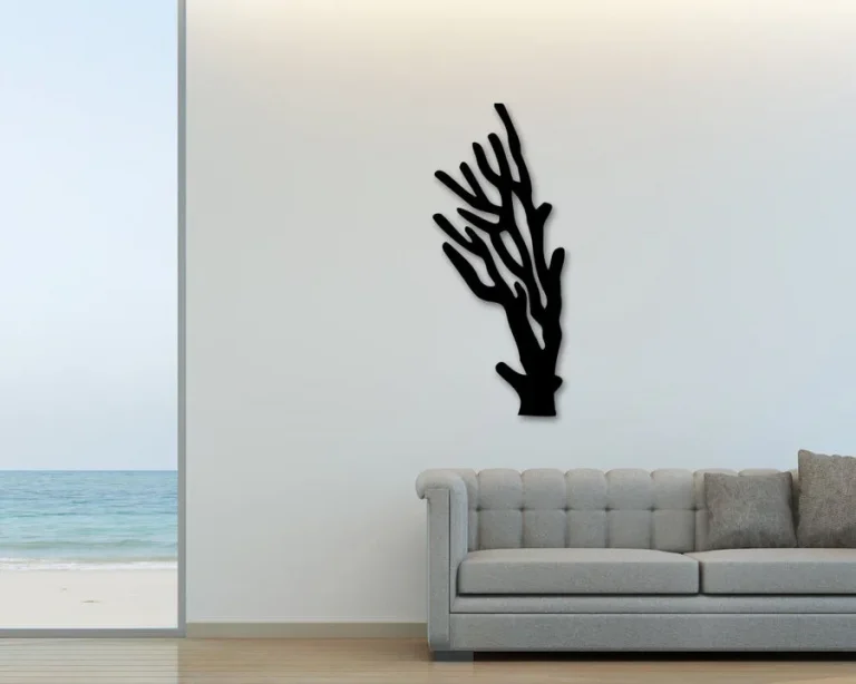 Coral Reef Decor, Metal Coral Reef Decor, Coral Reef Sign, Coral Reef Wall Art, Beach House Art