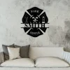 Customized Metal Maltese Cross Wall Art, Firefighter, Personalized Sign, Firefighter Sign, Firefighter Gift, Custom Metal Name Sign
