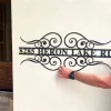 Metal Address Sign For House, Address Plaque, House Number Plaque, Metal Address Numbers, Address Plaque, Front Porch Decor, Metal Signs