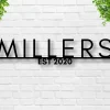 Personalize Name Metal Sign, Last Name Sign For Outdoor, Personalize Metal Sign, Outdoor Name Plaque