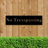 No Trespassing Sign, Beware Of Dog Sign For Home, Posted Sign, Custom Metal Sign, Do Not Enter Custom Metal Sign, Outdoors Do Not Enter Sign