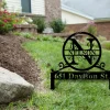 Custom Garden Sign, Garden Sign, Personalized Garden Sign, Garden, Garden Stake, Garden Art, Metal Yard Art, Outdoor Sign, Address Plaque