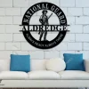 Personalized National Guard Metal Sign, Sign For National Guard Officer, Custom Gift For Soldier, National Guard Name Sign, Personalized
