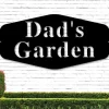 Dads Garden Sign, Gift For Dad, Custom Garden Sign, Gardener Gift, Personalized Garden Sign, Garden Decor, Garden, Metal Garden Sign, Yard