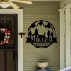 Metal Swan Sign, Personalize Name Swan Metal Sign, Last Name Sign For Outdoor, Personalize Metal Sign, Swan Name Plaque, Outdoor Name Sign
