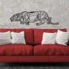 Metal Low Poly Tiger, Metal Wall Decor, Metal Wall Art, Gift