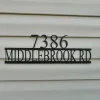 Metal Address Sign For House, Address Plaque, Front Porch Decor, Metal Signs, Metal Address Numbers, 18 Gauge