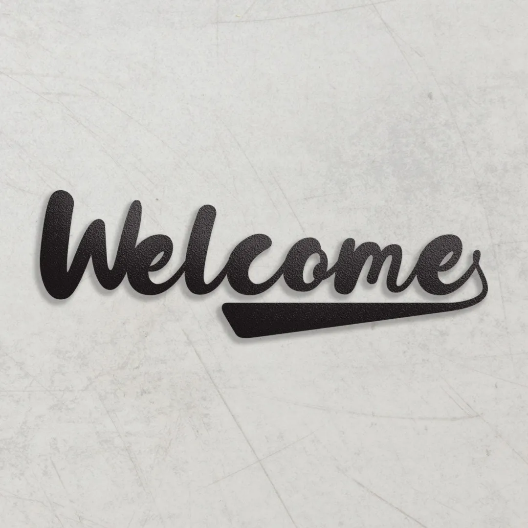 il_fullxfull.2429000713_fwwf.webp Metal Metal Welcome 2, Metal Wall Decor, Metal Wall Art, Gift