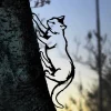 Metal Cat Art - Cat Yard Stake - Cat Decor - Garden Stake - Metal Garden Art - Rustic Outdoor Home & Garden Decor - Made In Usa