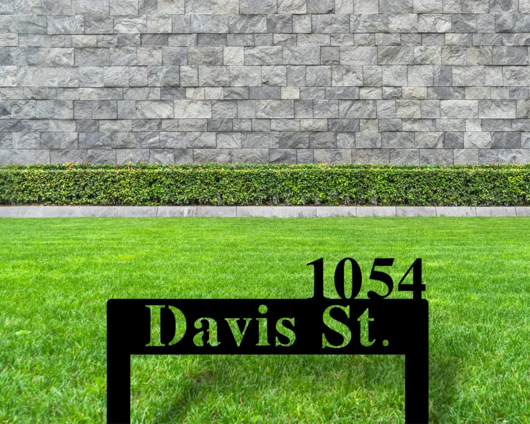 il_fullxfull.2445916229_gv8x_1024x1024_2x_c13b5cd4-6e45-429e-8e4b-006fe2314a33.webp Custom Metal Address Sign, Last Name Letter Address Sign, Metal Address Sign, Outdoor Sign, Address Plaque, Housewarming Gift, Moving Gifts