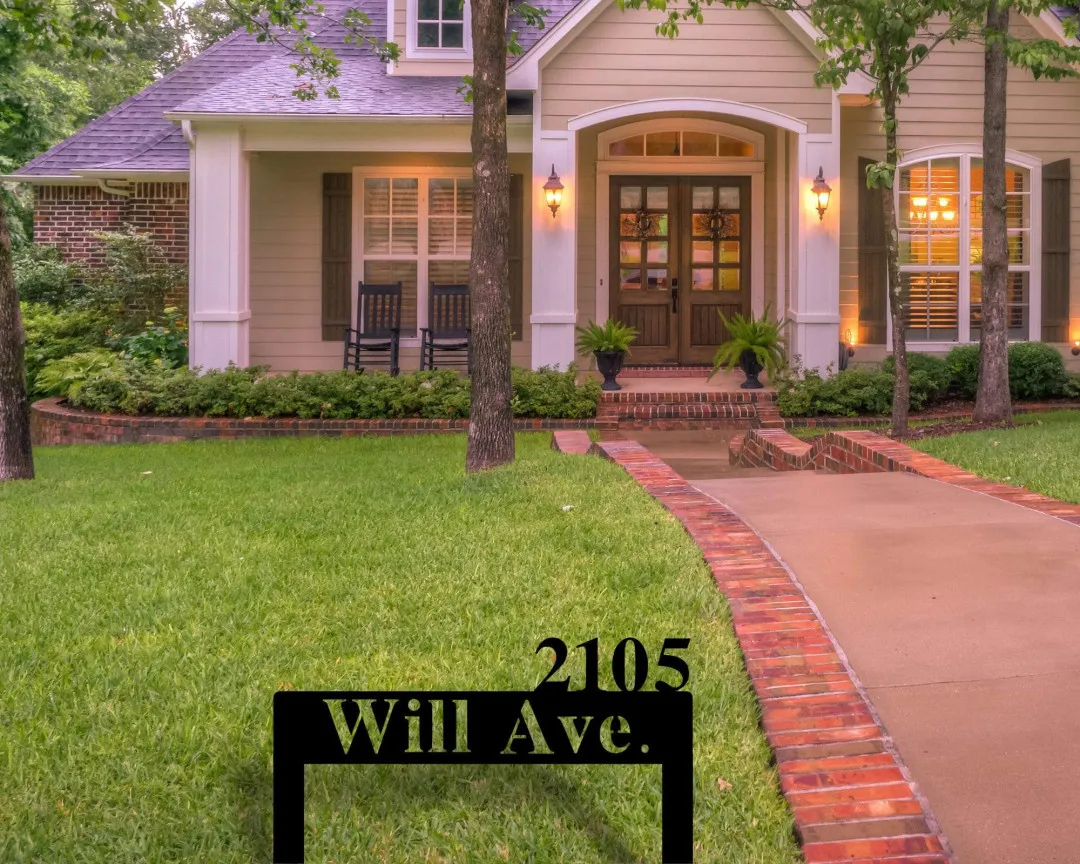 il_fullxfull.2445917375_62p8_1024x1024_2x_de2661f6-9365-4abe-ba04-1c4835f5fee4.webp Custom Metal Address Sign, Last Name Letter Address Sign, Metal Address Sign, Outdoor Sign, Address Plaque, Housewarming Gift, Moving Gifts