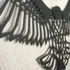 Metal Eagle Wall Art, Metal Wall Decor, Metal Wall Hangings, Home Living Room Decoration, Metal Eagle Decor, Birds Wall Art