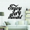 Enjoy Every Moment Metal Wall Art, Motivational Wall Decor, Kitchen Wall Signs, Metal Letters, Metal Wall Decor Hanging, Housewarming Gift