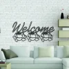 Welcome Metal Wall Art, Living Room Welcome Wall Signs, Metal Letters, Metal Wall Decor, Wall Hanging, Housewarming Gift, Outdoor Metal Sign