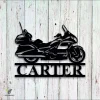 Custom Metal Motorcycle Sign, Personalized Motorcycle Name Metal Sign, Metal Wall Decor, Personalized Name Sign, Metal Name Sign, Bike Sign