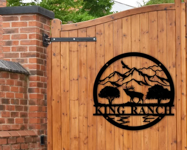 Layered Ranch Sign Rustic Ranch Sign, Custom Metal Sign For Home, Metal Farm Sign ...