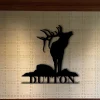 Elk Name Metal Sign, Elk Hunter Christmas Gift, Last Name Art, Family Name Sign, Caribou Sign, Elk Hunting Gift, Wall Decor, Elk Antler Sign