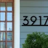 Porch Sign, Metal Address Sign, Modern Address Numbers, Metal Address Numbers, Custom Address Sign, Housewarming Gift,