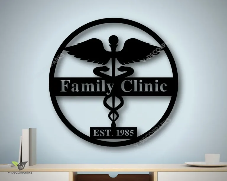 Personalized Metal Doctor Sign, Metal Health Care Sign, Custom Metal Doctor Sign, Personalized Hospital Sign, Custom Doctor House Decor