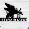 Personalized Duck Hunting Sign, Custom Entrance Metal Sign, Last Name, Address, Family Name Sign, Duck Hunter Gift, Duck Decor, Cabin Sign