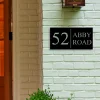 Custom Metal Address Sign For House, Address Plaque, Front Porch Decor, Metal Signs, Metal Address Numbers