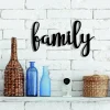 Family Metal Sign, Metal Wall Art, Family Sign, Metal Words, Metal Wall Decor, Metal Signs, Housewarming Gift