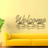 Welcome Metal Wall Art, Living Room Welcome Wall Signs, Metal Letters, Metal Wall Decor, Wall Hanging, Housewarming Gift, Outdoor Metal Sign