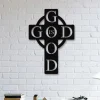 God Is Good Design Metal Wall Art, Christmas Gifts, Metallic Paint, Living Room Wall Decor, Bedroom Wall Decor, Metal Wall Hanging