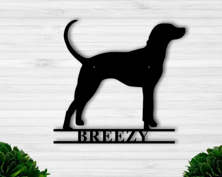 Custom Metal Dog Name Signs, Personalized Metal Sign For Dog, Pet Name Sign, Personalized Gift For Dog Lovers, Custom Gift For Dog Lovers