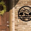 Custom Metal Address Sign, Last Name Letter Address Sign, Metal Address Sign, Outdoor Sign, Address Plaque, Housewarming Gift, Moving Gifts