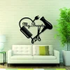 Metal Salon Sign, Custom Beauty Salon Sign, Metal Hair Salon Sign, Custom Business Decor, Hair Stylist Gift, Scissors Clippers Comb Name