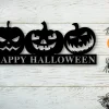 Halloween Decor, Halloween Sign, Pumpkin Sign, Personalized Halloween Sign, Halloween Metal Sign, Happy Halloween Sign, Jack O Lantern Sign