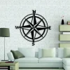 Nautical Compass Rose Metal Wall Decor, Outdoor Metal Art, Metal Wall Decor, Beach House Decor, Nursery Decor, Lake House Decor