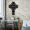 God Is Good Design Metal Wall Art, Christmas Gifts, Metallic Paint, Living Room Wall Decor, Bedroom Wall Decor, Metal Wall Hanging