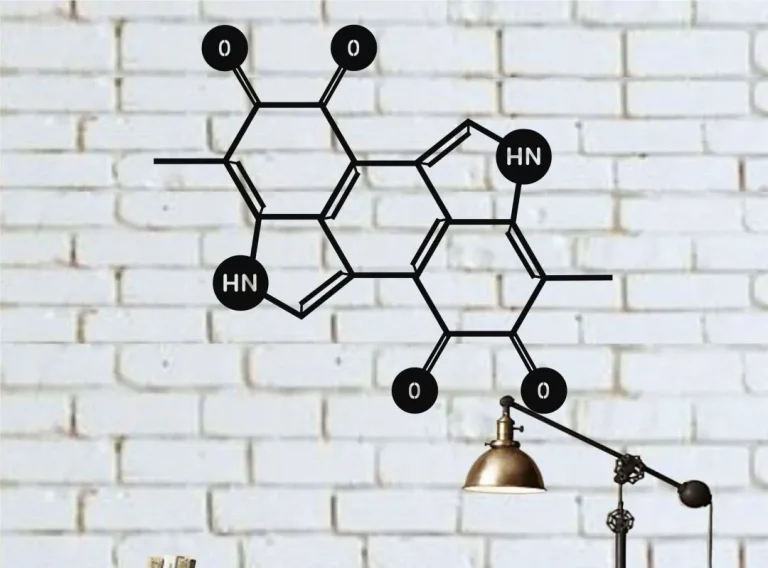 Metal Wall Decor, Melanin Molecule, Metal Wall Art, Science Art, Biology Chemistry Art, Wall Hangings, Chemistry Wall Decor