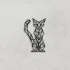 Metal Low Poly Cat, Low Poly Cat Wall Art, Cat Wall Art, Metal Cat Wall Art, Metal Wall Decor, Metal Wall Art