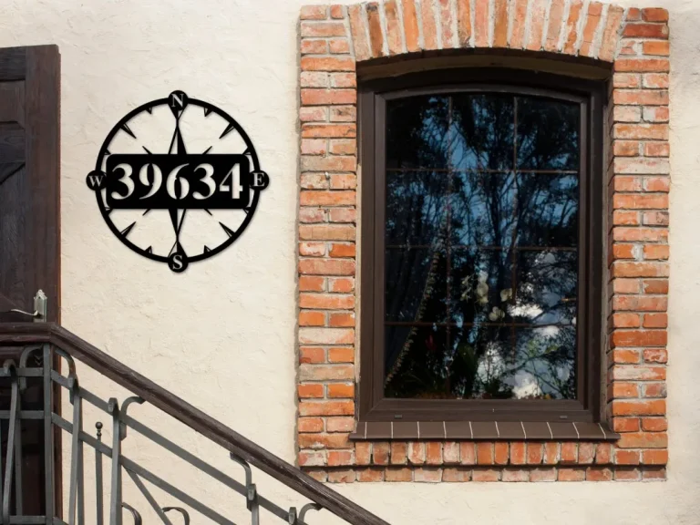 Metal Address Sign For House - Address Signs - House Number Plaque - Custom Metal Address Sign - Address Plaque - Metal Signs