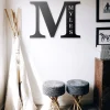 Last Name Metal Sign - Large Rustic Metal Letters - Nursery Decor - Nursery Name Sign - Metal Monogram Sign