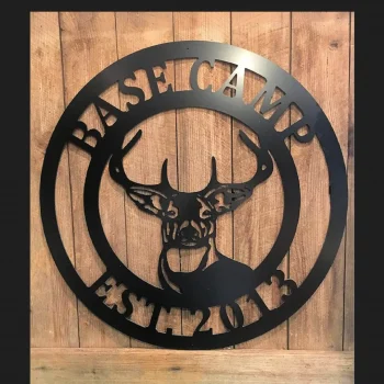 Hunter Gifts For Husband Or Dad, Custom Family Name Wall, Door Decor, Man Cave Hunting Sign, Birthday, Fathers Day, Christmas
