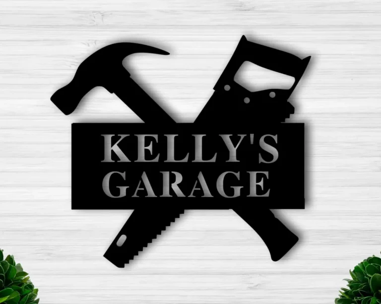 Personalized Garage Sign, Metal Sign For Garage, Custom Garage Sign, Garage Sign Men, Garage Sign Personalized,garage Decor,mens Garage Sign