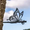 Metal Butterfly Kisses - Usa Steel Sign Cutout - Rustic Outdoor Home & Garden Decor - Housewarming Gift