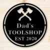 Personalized Sign, Garage Decor, Office, Tool Shed, Gift For Dad, Gift For Him, Gift For Her, Custom Metal Garage Sign, Sign