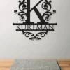 Metal Letter Family Sign, Metal Signs, Custom Metal Sign