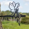 Metal Fairy Wings - Usa Steel Sign Cutout - Rustic Outdoor Home & Garden Decor - Housewarming Gift