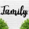 Family Metal Sign, Housewarming Gift, Metal Family Sign, Gift For Her, Metal Sign, Custom Christmas Gift, Rustic Decor, Custom Holiday Gift