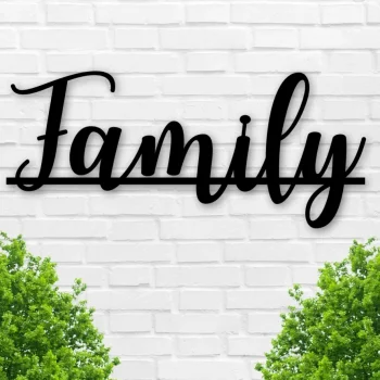 Family Metal Sign, Housewarming Gift, Metal Family Sign, Gift For Her, Metal Sign, Custom Christmas Gift, Rustic Decor, Custom Holiday Gift