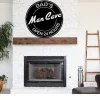 Dad's Man Cave Metal Sign Cutout, Cut Metal Sign, Wall Metal Art