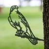 Metal Falcon Silhouette - Birds Of A Feather - Rustic Outdoor Home & Garden Decor - Housewarming Gift - Made In Usa