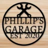 Personalized Sign, Garage Decor, Office, Tool Shed, Gift For Dad, Gift For Him, Gift For Her, Custom Metal Garage Sign, Sign